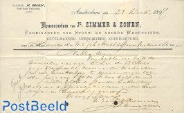 Folding letter with NVPH No. 34