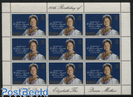 Queen mother minisheet