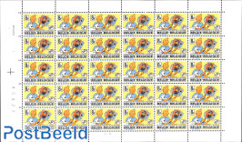 Tin Tin m/s (with 30 stamps)
