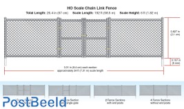 Chain Link Fence (8pcs)