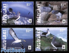 WWF, Chatham Albatross 4v (without white borders)
