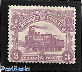 3Fr, Railway stamp, Stamp out of set