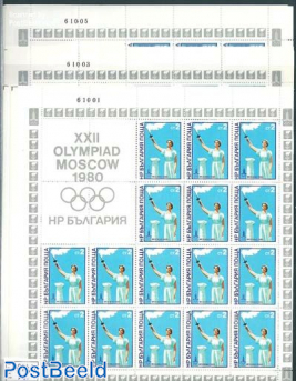 Olympic games 6 sheets