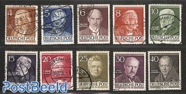 Famous persons 10v, used