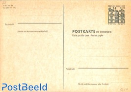 Reply paid postcard 15/15pf