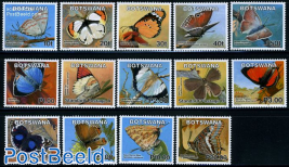 Definitives, butterflies 14v