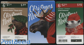 Christmas, Animals 3 booklets