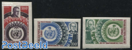 25 Years UNO 3v, imperforated