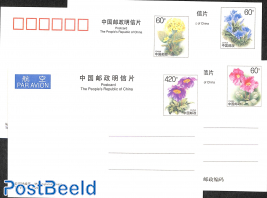 Postcard set, Alpine flowers (4 cards)