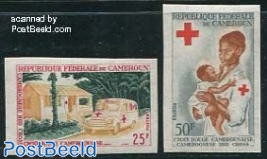 Red Cross 2v imperforated