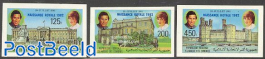 Prince William 3v imperforated