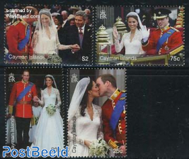 Royal wedding William & Kate 4v