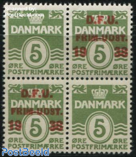 Philatelists day block of 4 [+]