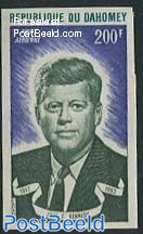 J.F. Kennedy 1v, Imperforated