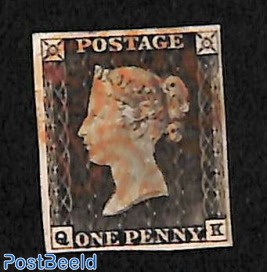 Penny black, used