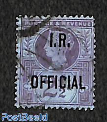 I.R. Official 2.5d, Stamp out of set