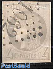 4c grey, used, postmark: 1962