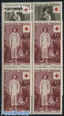 Red Cross 2v, Blocks of 4 [+]