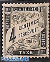 4c, Postage due, Stamp out of set