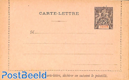Obock, Card Letter 25c