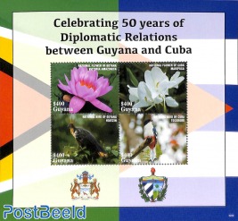 Diplomatic relations with Cuba 4v m/s