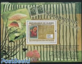 Mushrooms on stamps s/s