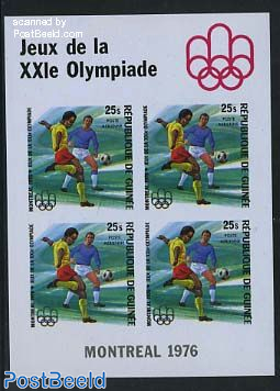 Olympic Games, football s/s imperforated
