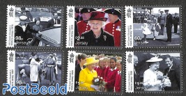 Queen Elizabeth II visits to Jersey 6v
