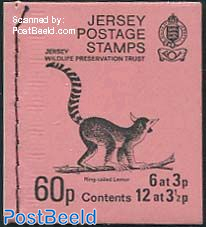 Definitives booklet, Ring-tailed lemur