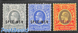 lot with 3 SPECIMEN stamps