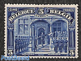 5 FRANKEN, Perf. 14, Stamp out of set
