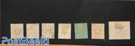 7 SPECIMEN stamps, unused hinged