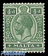 1/2d, darkgreen, Stamp out of set