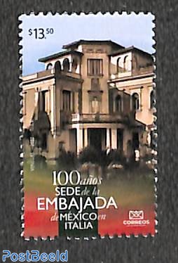 100 years Embassy in Italy 1v
