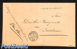 Cover with naamstempel: HENDRIK IDO AMBACHT