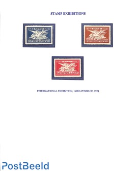 Promotional seals Exhibition 's-Gravenhage 1924