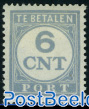 6c, Postage due, perf. 13.5:12.75,Stamp out of set