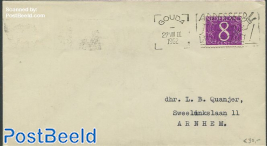 Envelope to Arnhem from Gouda with nvph no.775