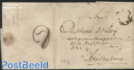 Letter from Delfshaven to Amsterdam