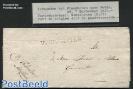 Letter from Winschoten to Wedde