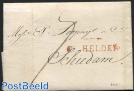 Letter from Den Helder to Schiedam