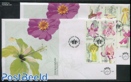 Orchids from Gerendal 10v FDC (2 covers)