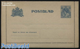 Card letter (Postblad) 12.5c