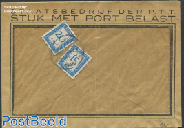 Envelope from Holland postage due
