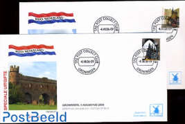 Deventer/Zutphen FDC Mill set (2 covers)