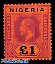 1 pound, plate I, Stamp out of set