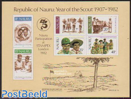 75 years scouting s/s imperforated