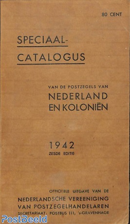 NVPH Speciaale catalogus 1942