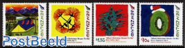 Christmas, children stamp design 4v