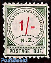 1sh, postage due, without gum, Stamp out of set